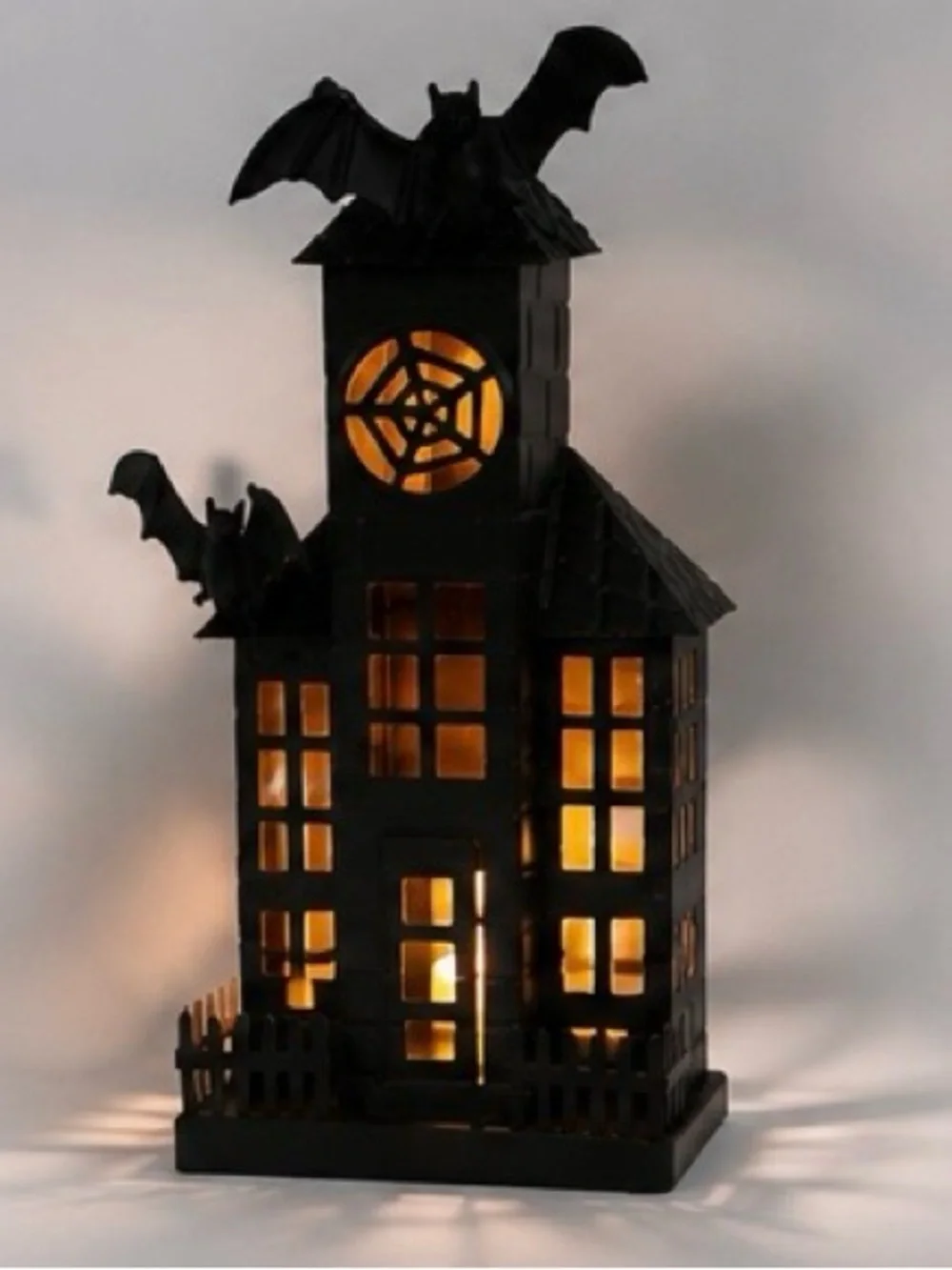 Haunted House LED Lantern, Light Up Haunted House, Light Up Haunted Mansion